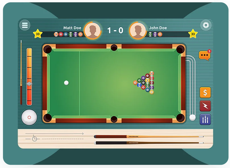 8 Ball Pool Game Development