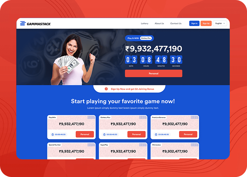 Online Lottery Software