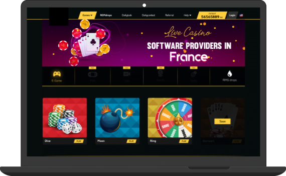 Live Casino Software Providers in France