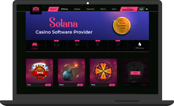 Solana Casino Software Providers