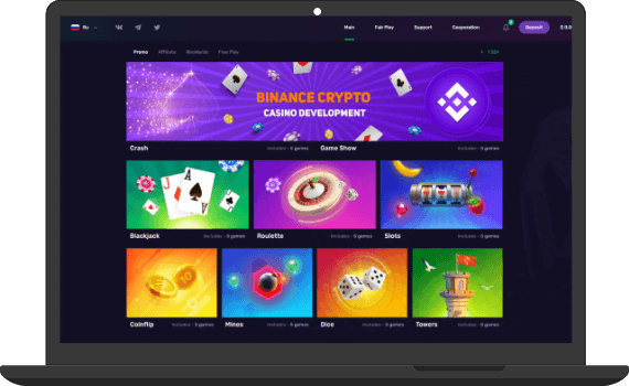 Binance Crypto Casino Development