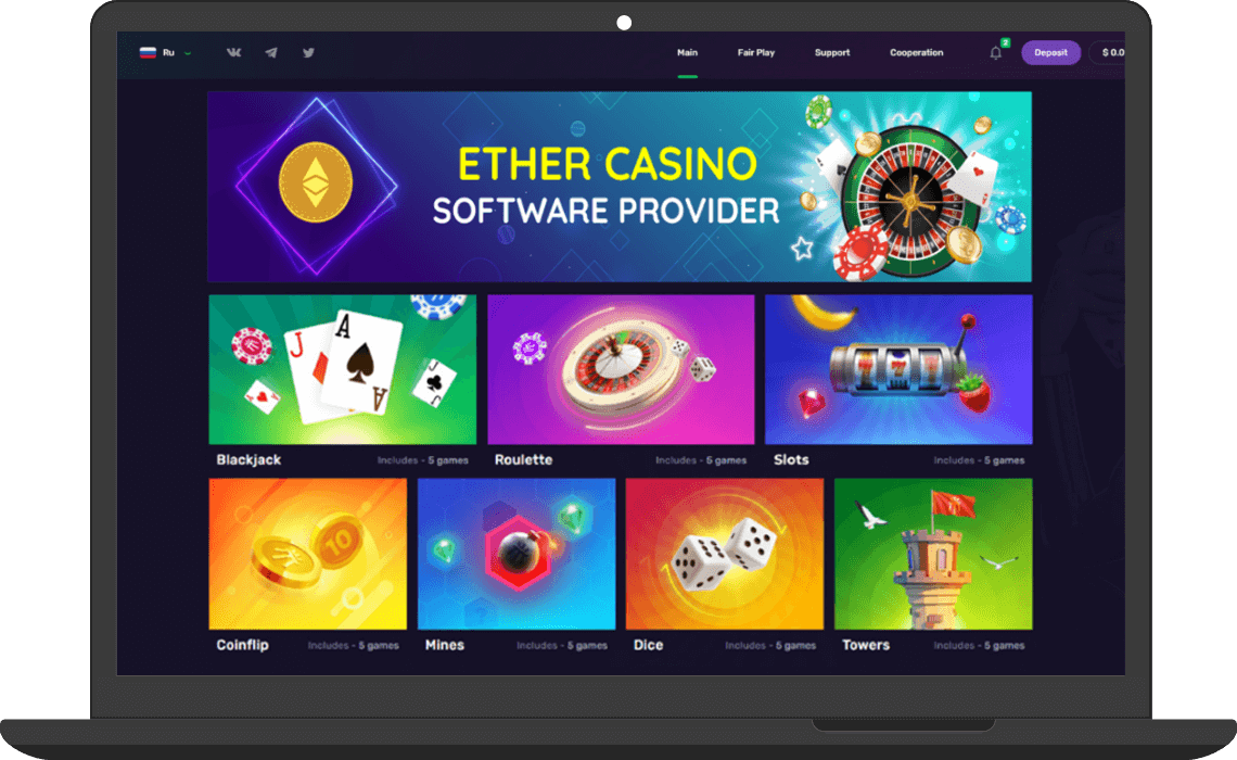 Ether Casino Software Provider

