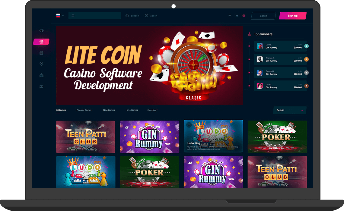 Lite Coin Casino Software Development

