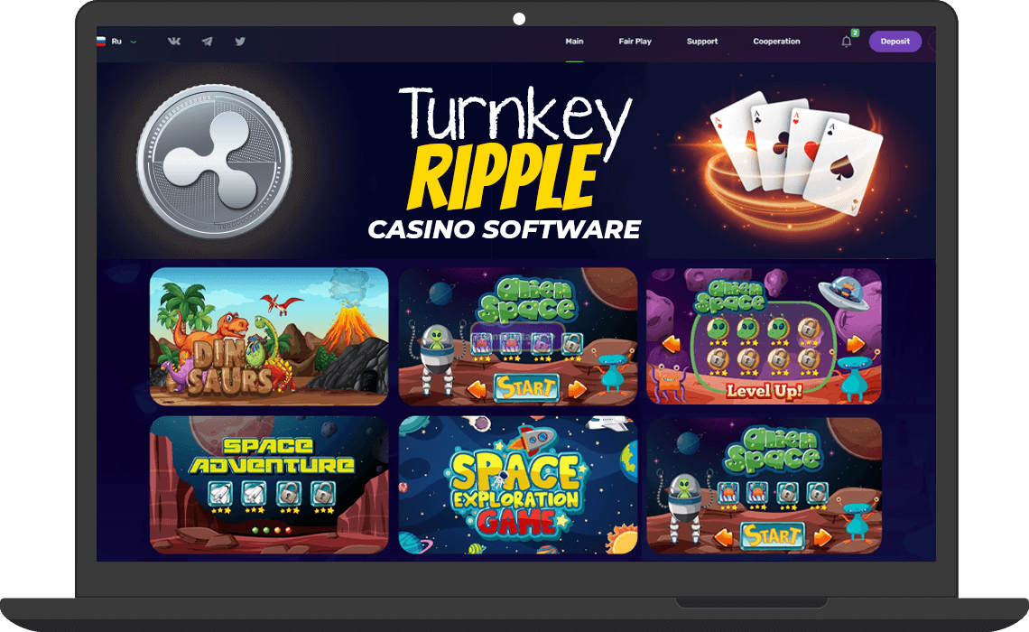 Turnkey Ripple Casino Software
