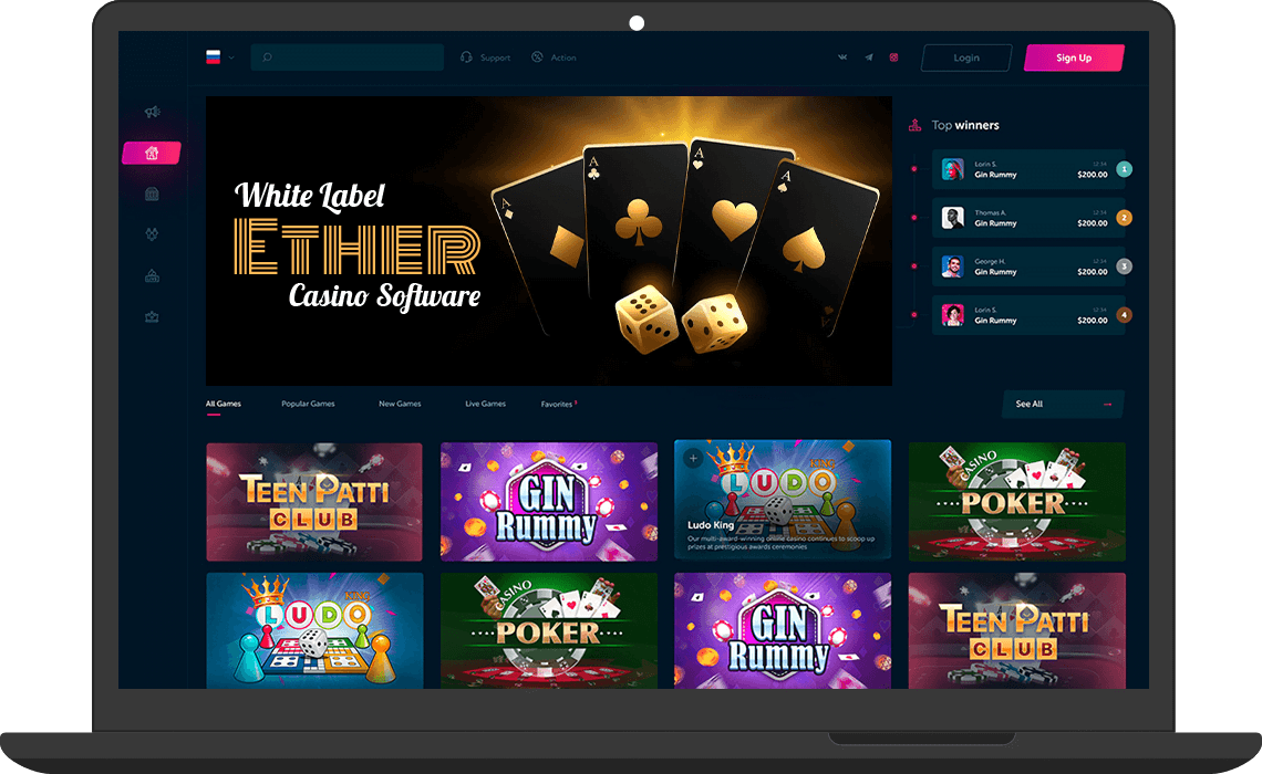 White Label Ether Casino Software
