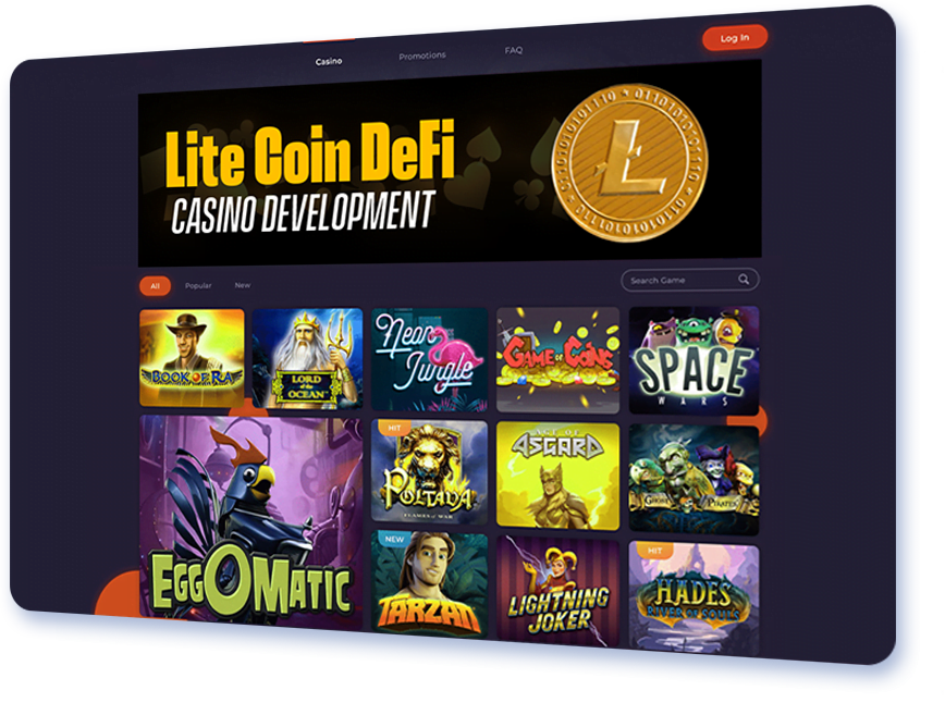 Lite Coin DeFi casino development