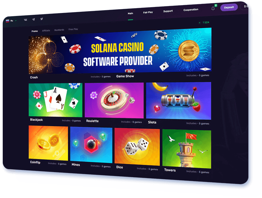 Solana Casino Software Provider