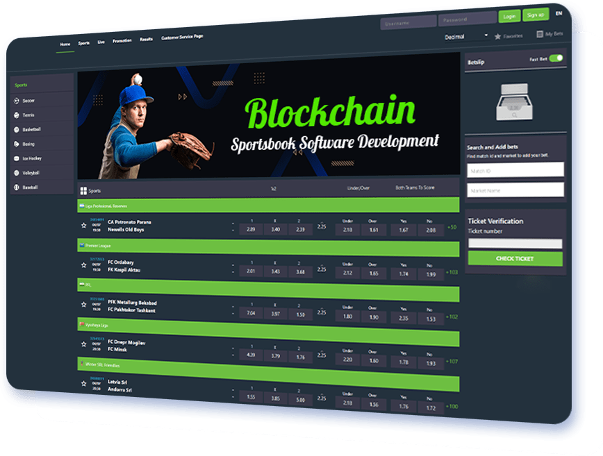 Blockchain Sportsbook Software