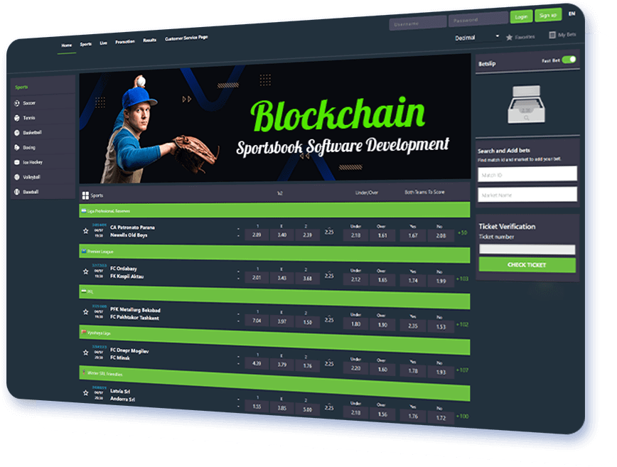 Blockchain Sportsbook Software