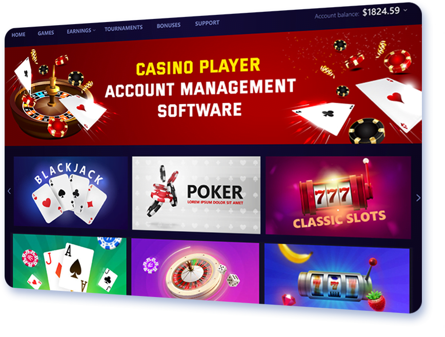 Casino Player Account Management Software