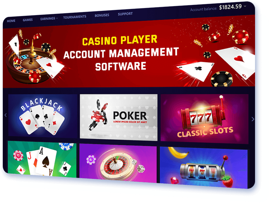 Casino Player Account Management Software