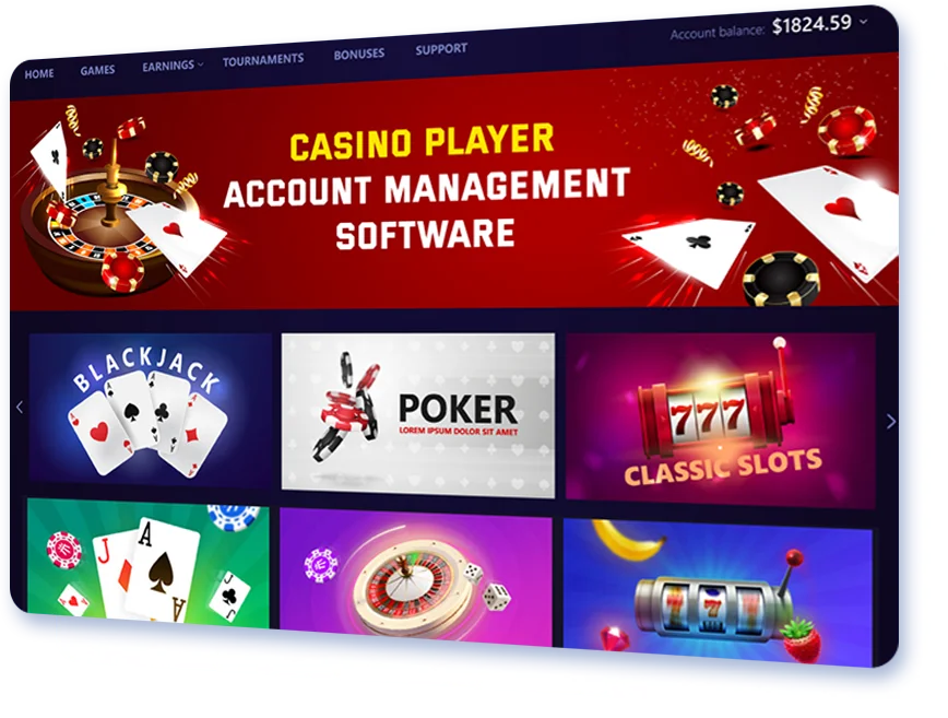 Casino Player Account Management Software