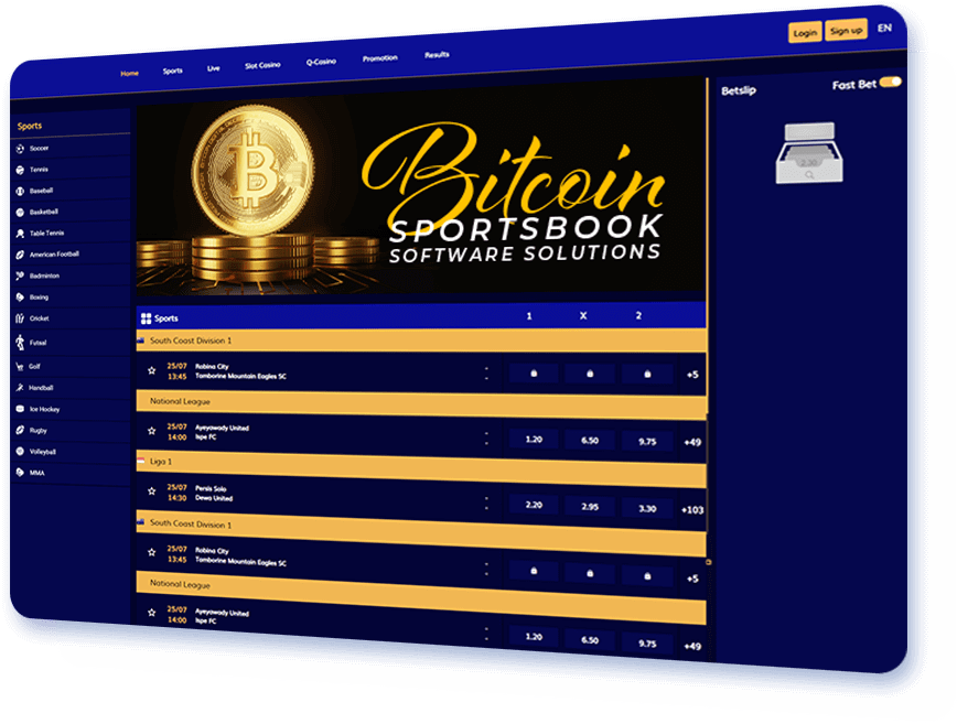 Bitcoin Sportsbook Software Solutions