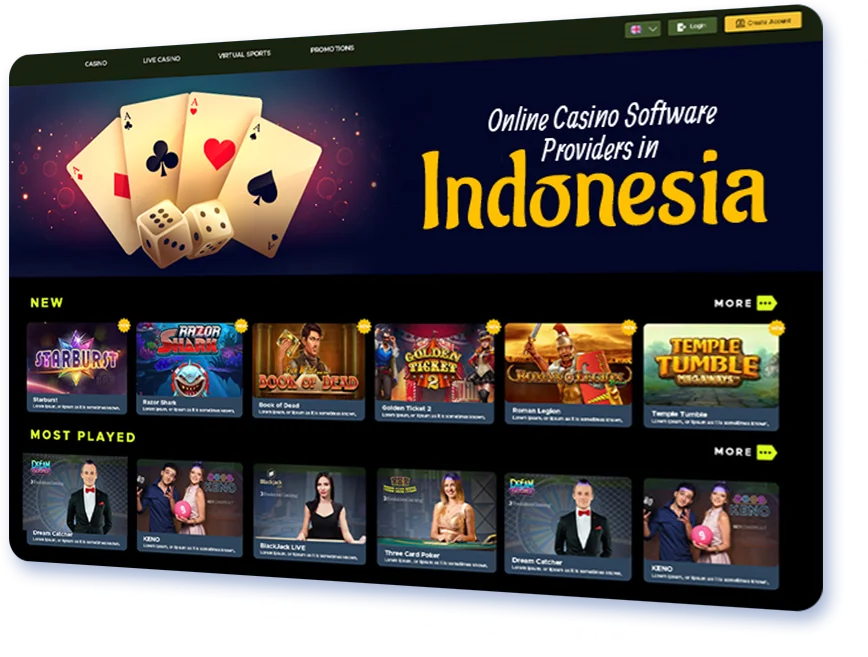 Online Casino Software Providers in Indonesia