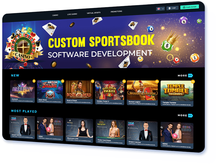 Custom Sportsbook Software