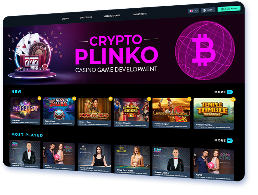 Crypto Plinko Casino Game Development