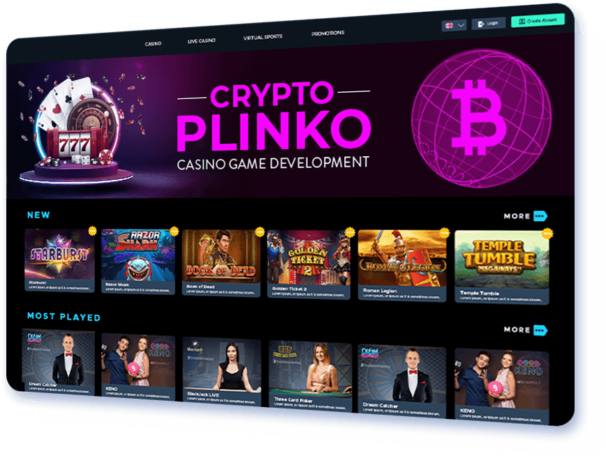 Crypto Plinko Casino Game Development