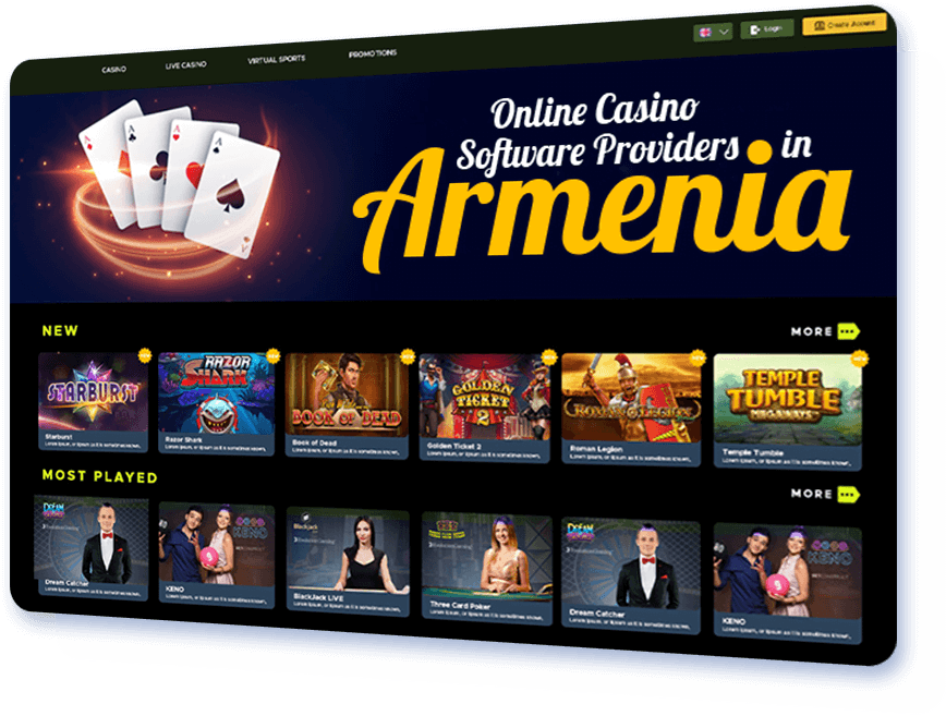 Casino Software Providers in Armenia