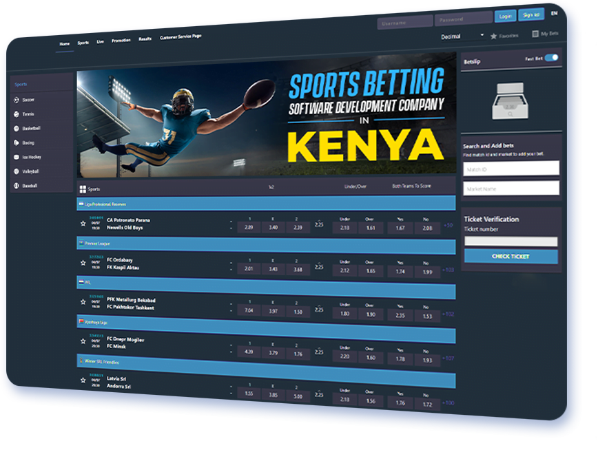 Sports Betting Software Development Company in Kenya