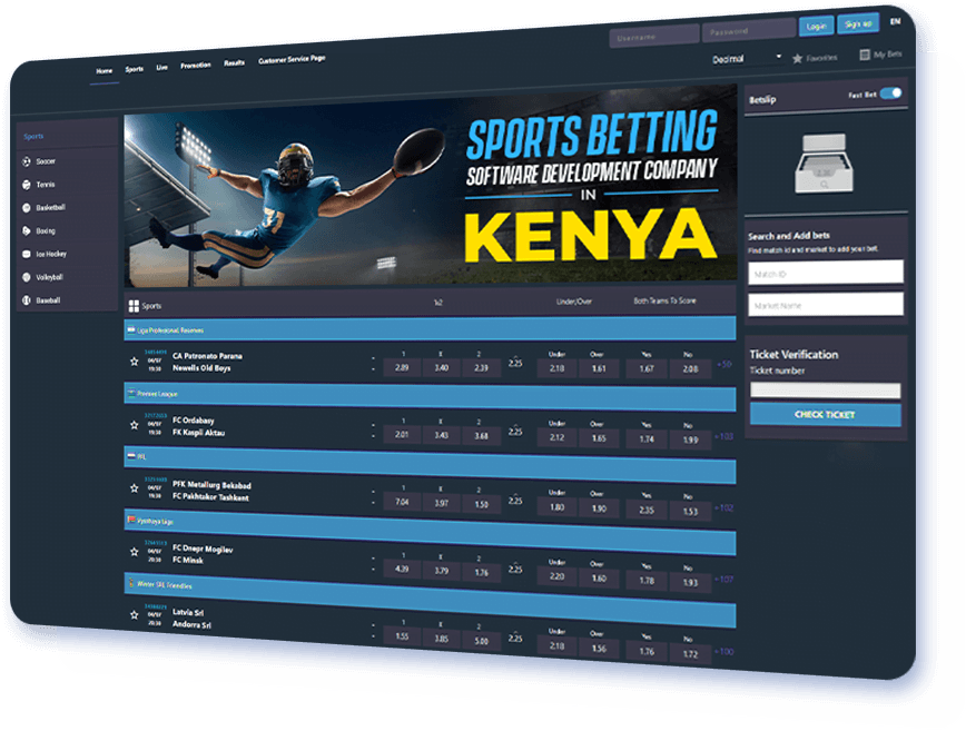 Sports Betting Software Development Company in Kenya