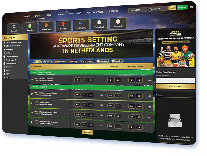 Sports Betting Software Development Company in Netherlands