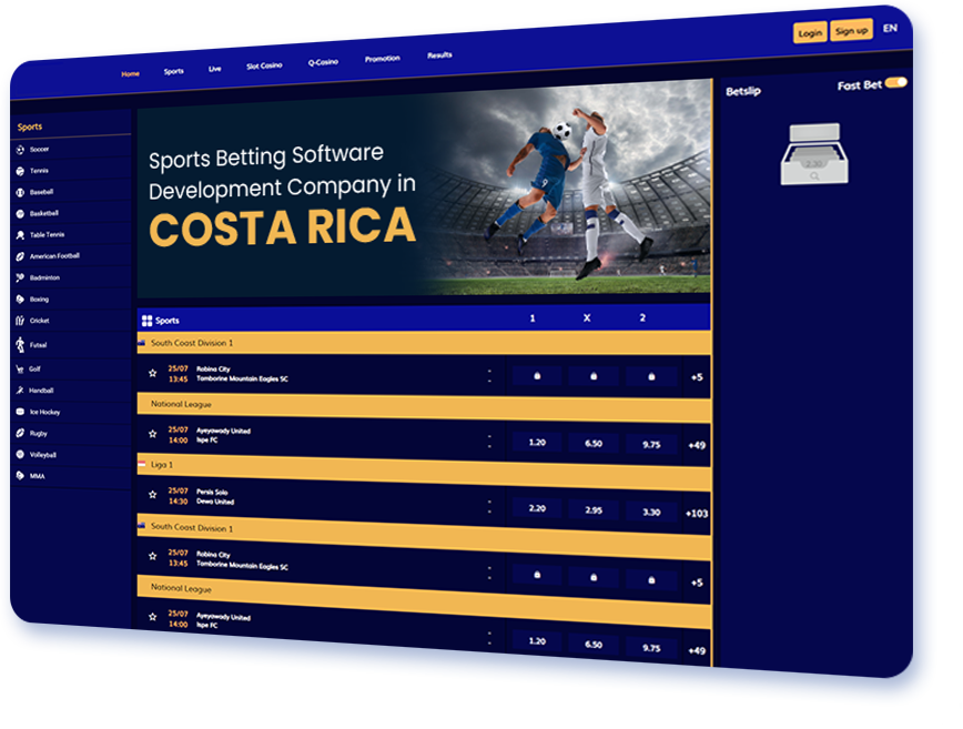 Sports Betting Software Development Company in Costa Rica