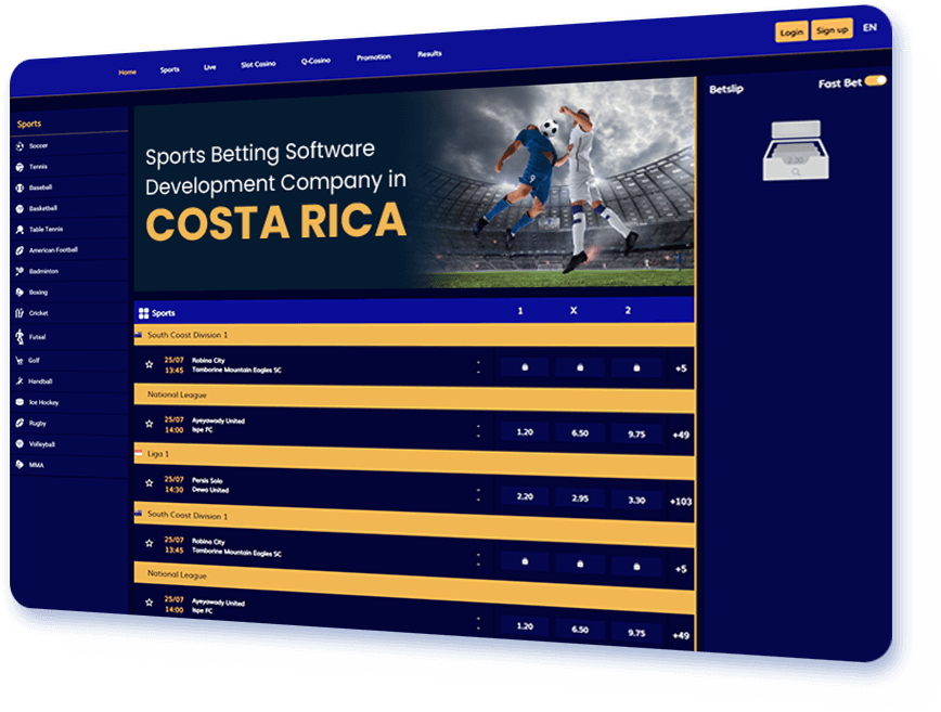 Sports Betting Software Development Company in Costa Rica