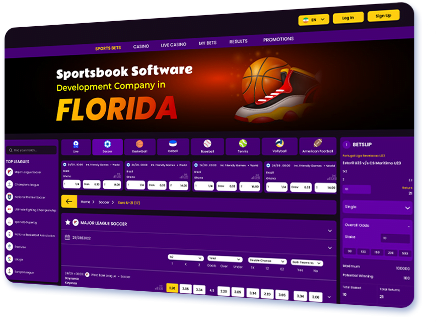 sportsbook software Development Company in Florida