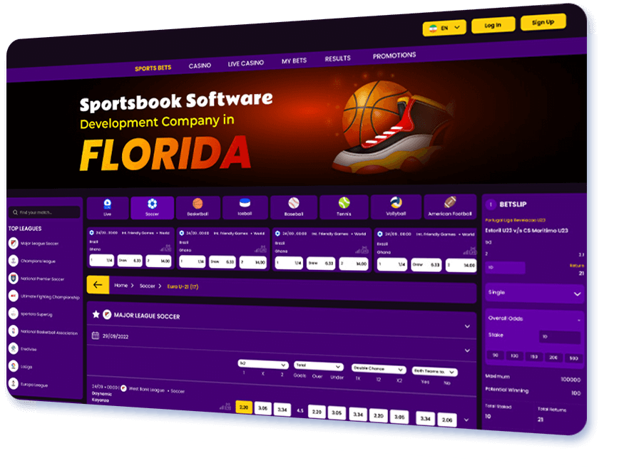 sportsbook software Development Company in Florida