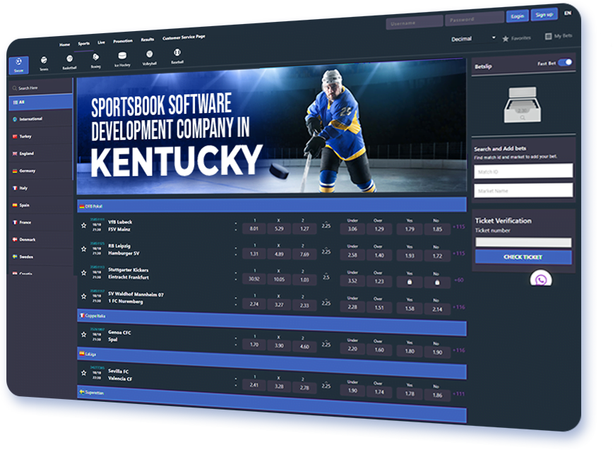 Sportsbook Software Development Company in Kentucky
