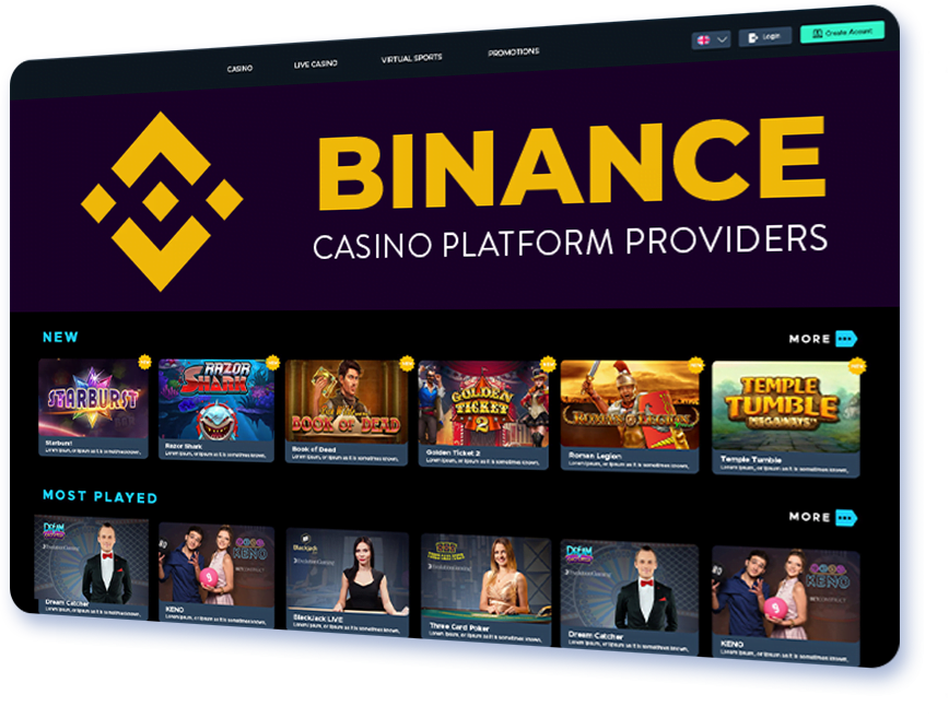 Binance Casino Platform Providers