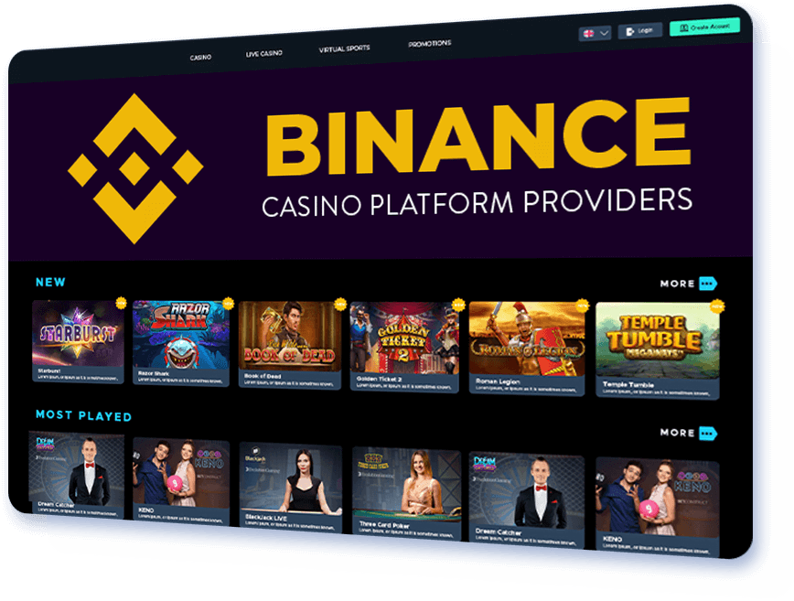 Binance Casino Platform Providers