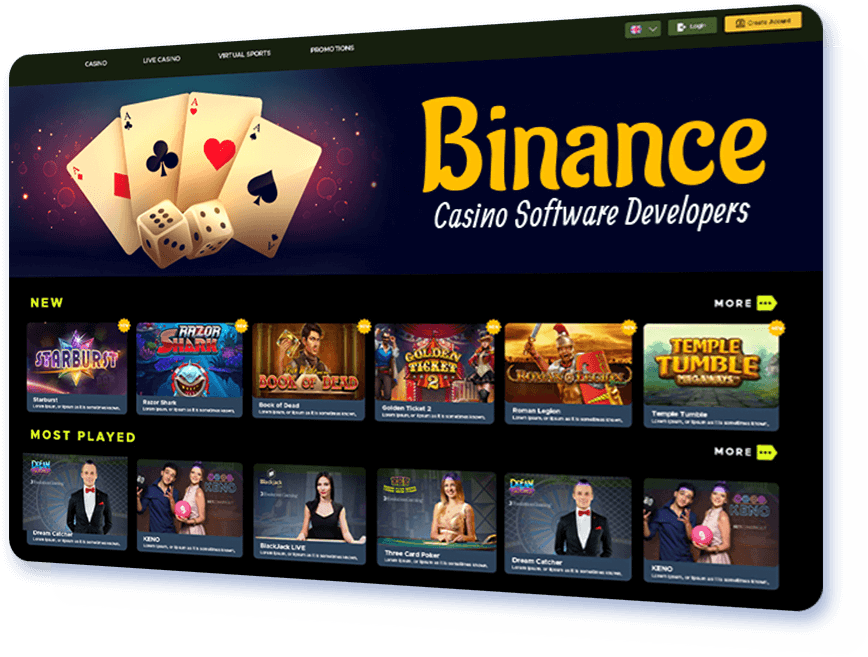 Binance Casino Software Developers