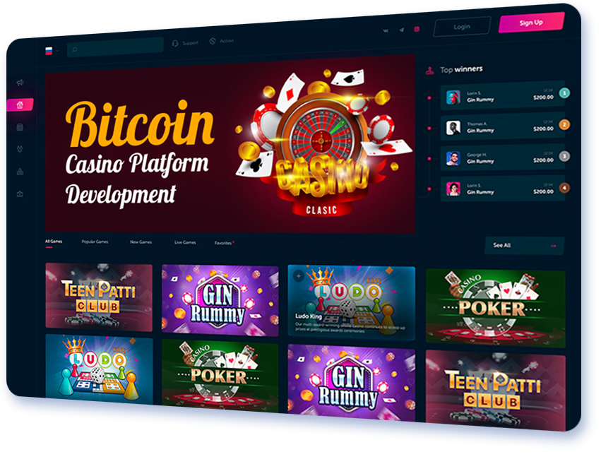 Bitcoin Casino Platform Development