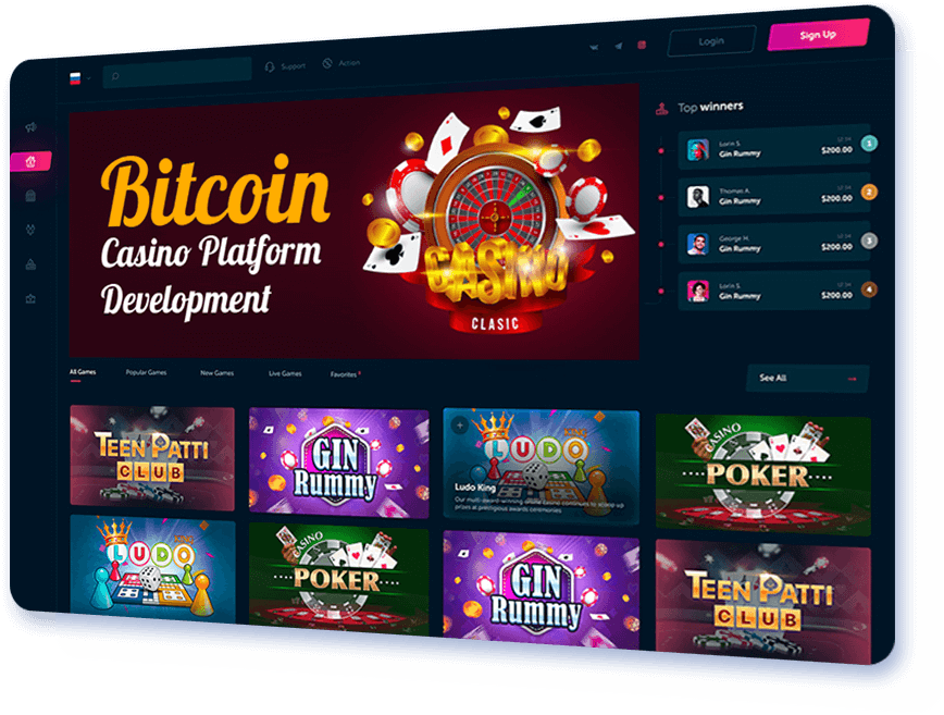 Bitcoin Casino Platform Development