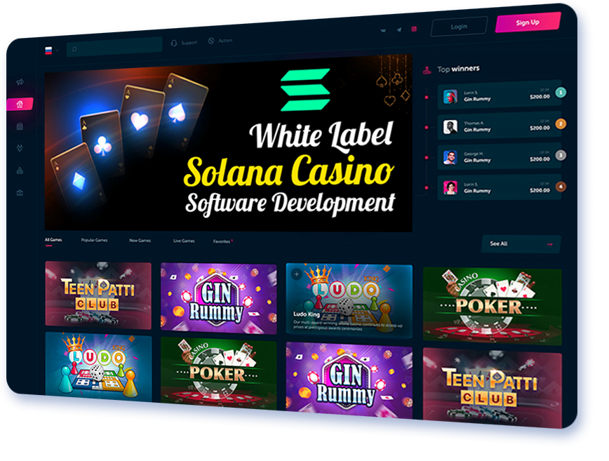 White Label Solana Casino