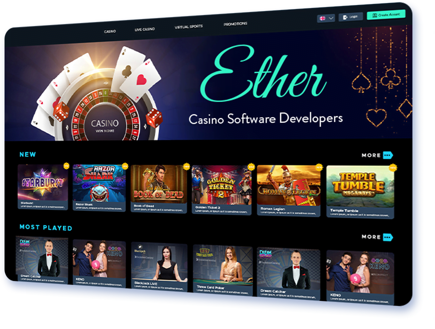 Ether Casino Software Developers