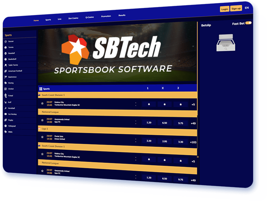 SBTech Sportsbook Software