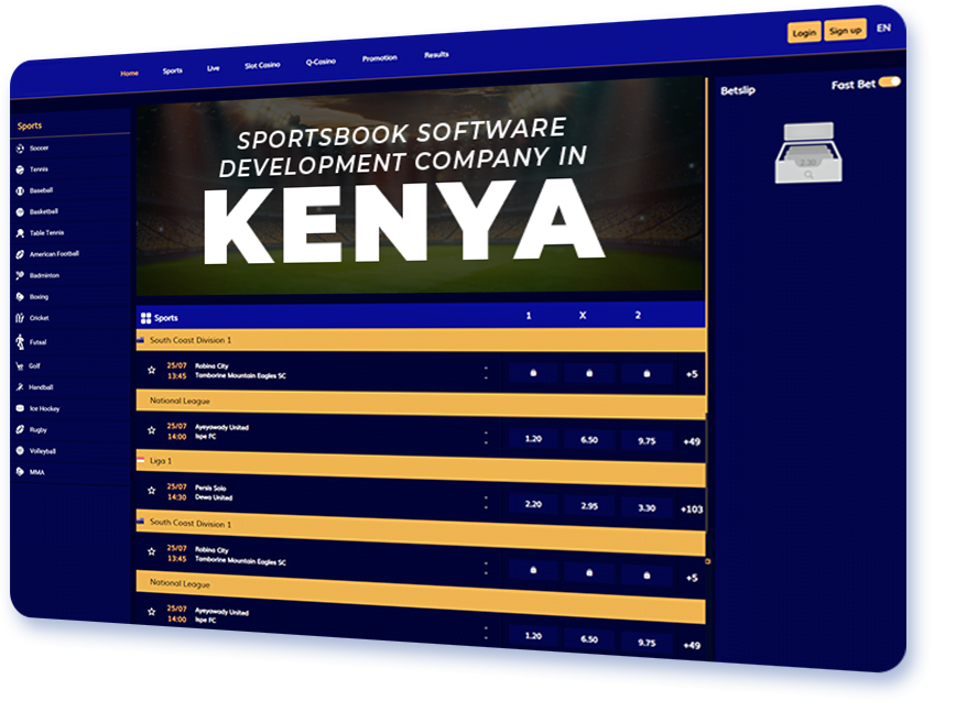 Sportsbook Software Development Company In Kenya