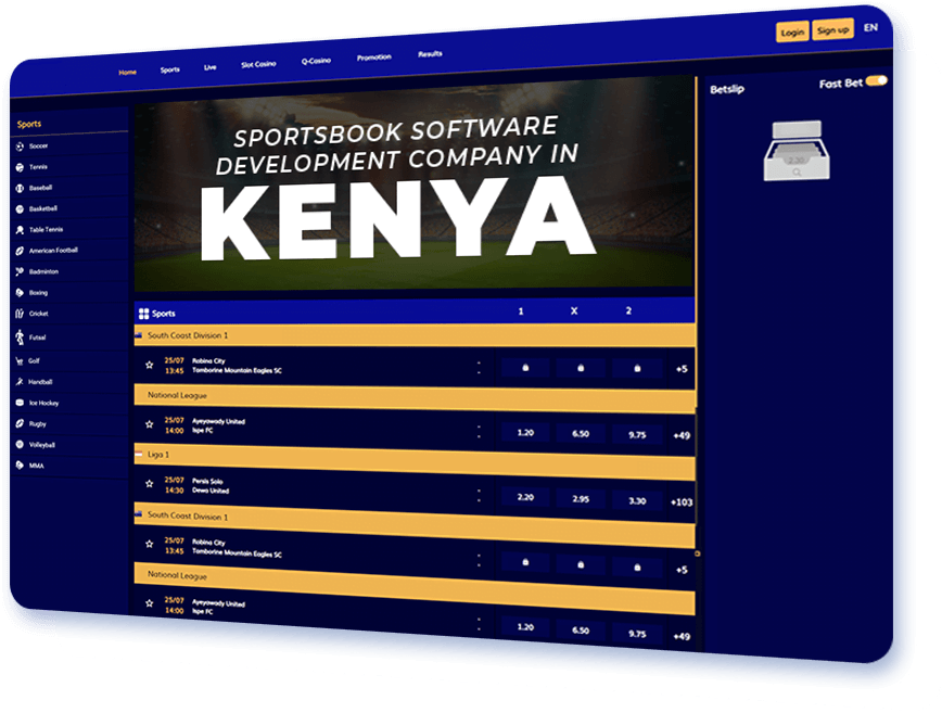 Sportsbook Software Development Company In Kenya