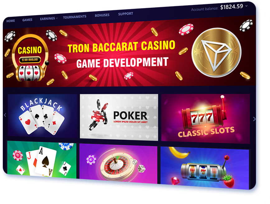 TRON Baccarat Casino Game