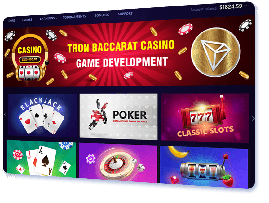 TRON Baccarat Casino Game