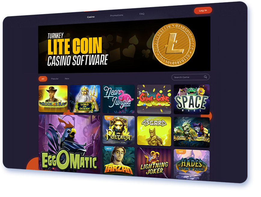 Turnkey Lite Coin Casino Software