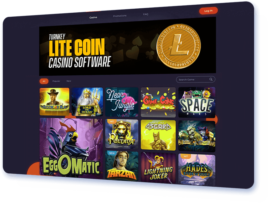 Turnkey Lite Coin Casino Software