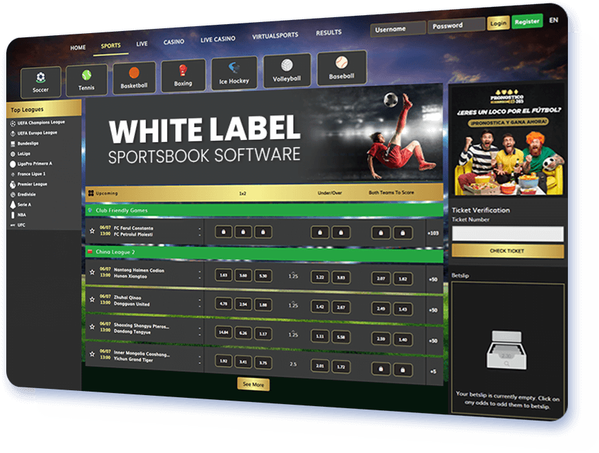 White Label Sportsbook Software