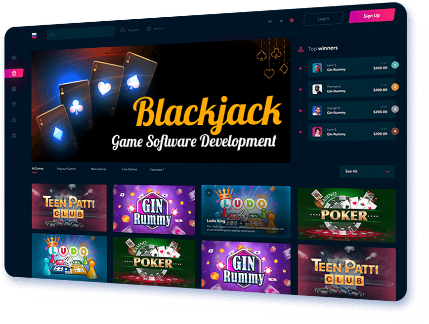 Blackjack Game Software Development