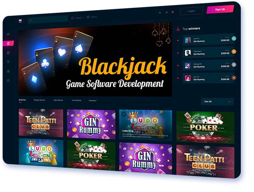 Software de blackjack en español