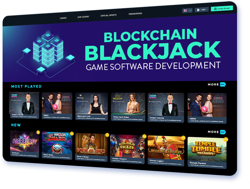 Blockchain Blackjack Game Software