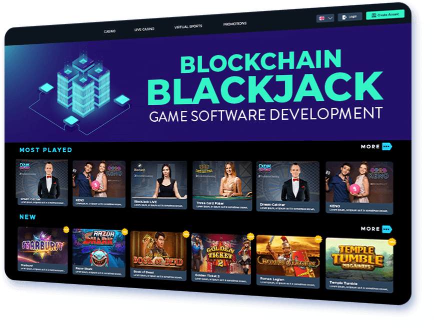 Blockchain Blackjack Game Software