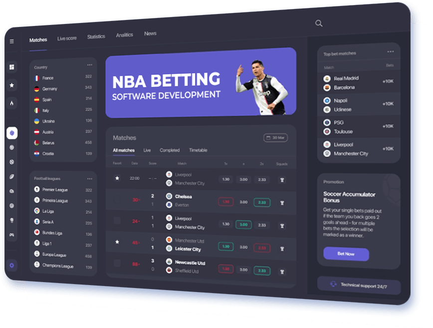 NBA Betting Software Development